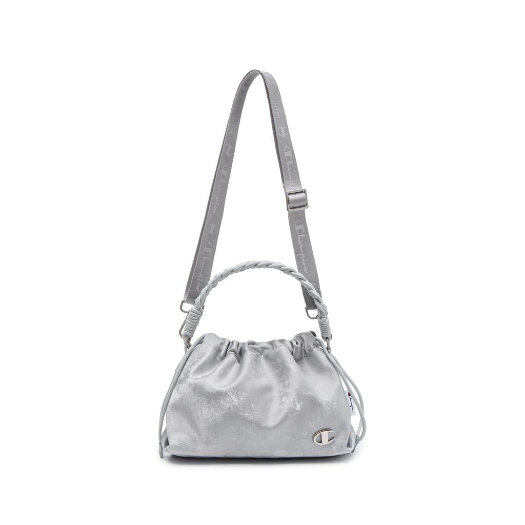 New Champion Knitted Fabric Handbag, Shoulder Bag Small Size Unisex Black/Washed Pink/Silver White U5AACPU54