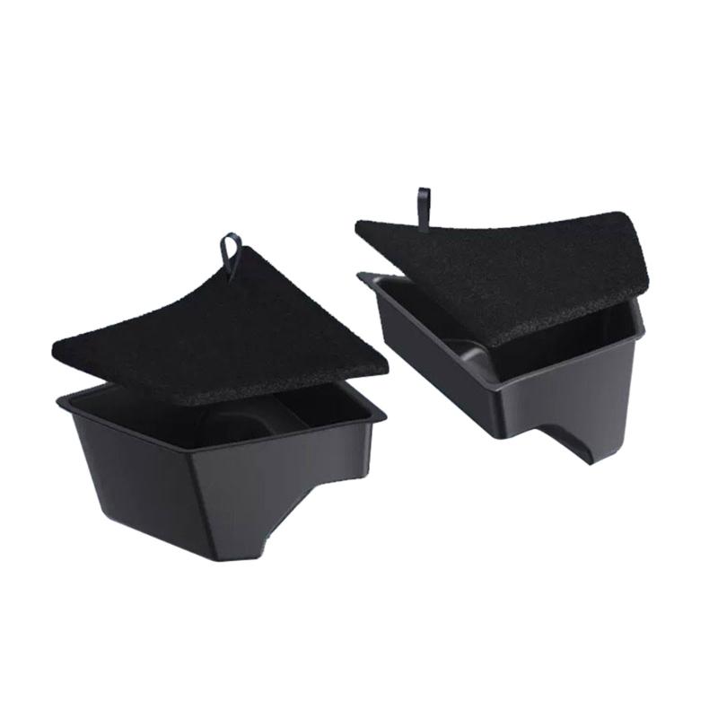 Water Resistant Automotive Door Panel Storage Containers Set of 2 Plastic Easy to Clean For Travel Essential & Daily Use