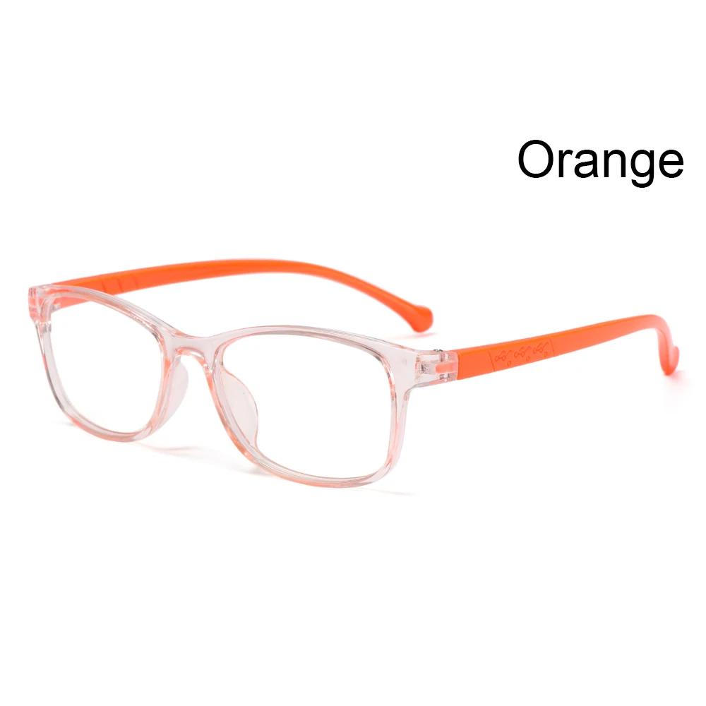 

1PC Kids Boy Girl Anti-blue Light Glasses Ultra Light Frame Protection Eyeglasses Student Computer Online Study Classes Eyewear