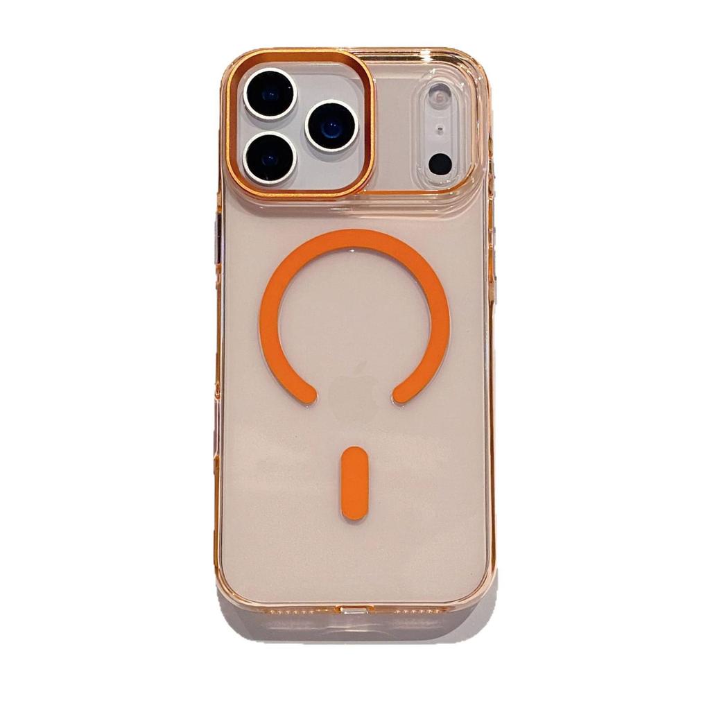 Compatible with Apple iPhone 17 Pro Max transparent magnetic case, 16 Pro protective cover, 15 Pro anti-drop shell.