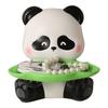 High-end Niche Panda Home Keys Porch Storage Resin Ornaments for Home Living Room Office Desktop Decorations