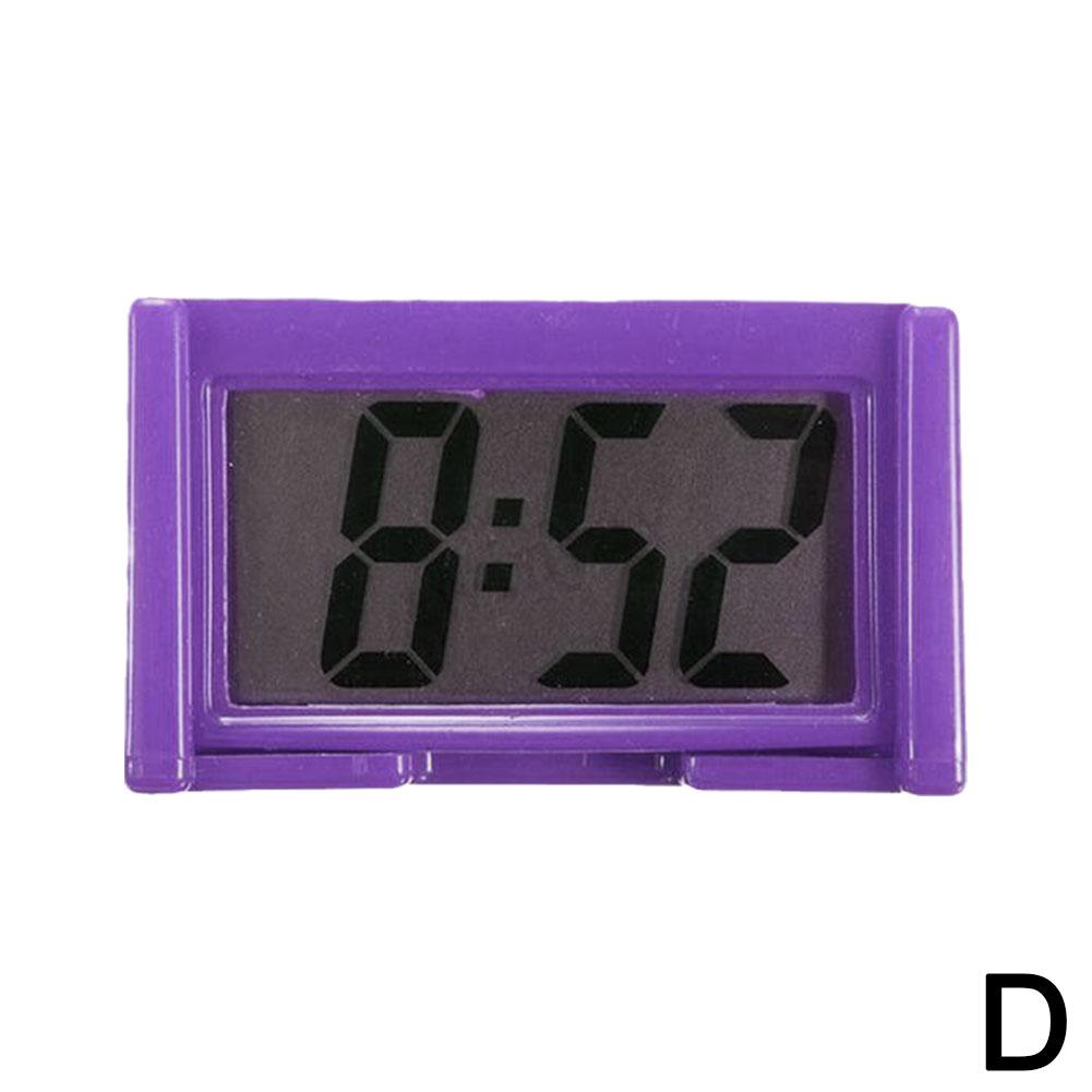 Mini Auto Armaturenbrett Digitaluhr Fahrzeug Selbstklebende Uhr Mit LCD Zeit Tag Anzeige Automobil Aufklebeuhr Für Autos O7S8