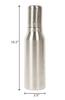 Bouteille distributrice d'huile en acier inoxydable Trifri, carafe à huile d'olive anti-fuite avec entonnoir anti-goutte, décoration de table de cuisine de ferme