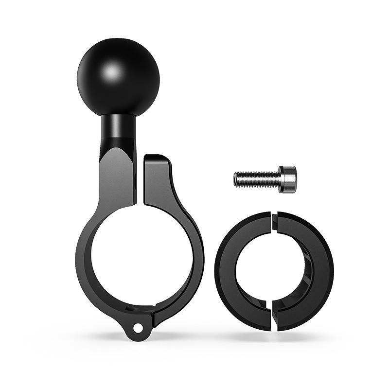 High Strength Motorcycle Fixed Bracket Adapter 25MM Ball Head Handlebar Mirror Bracket Base Bicycle Mobile Phone GPS Mount Stand