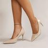 Pink High Heels Women Spring Autumn New Pointed Toe Pumps Sexy Thin Heels Simple Elegant Ladies Dress Shoes Zapatos De Mujer