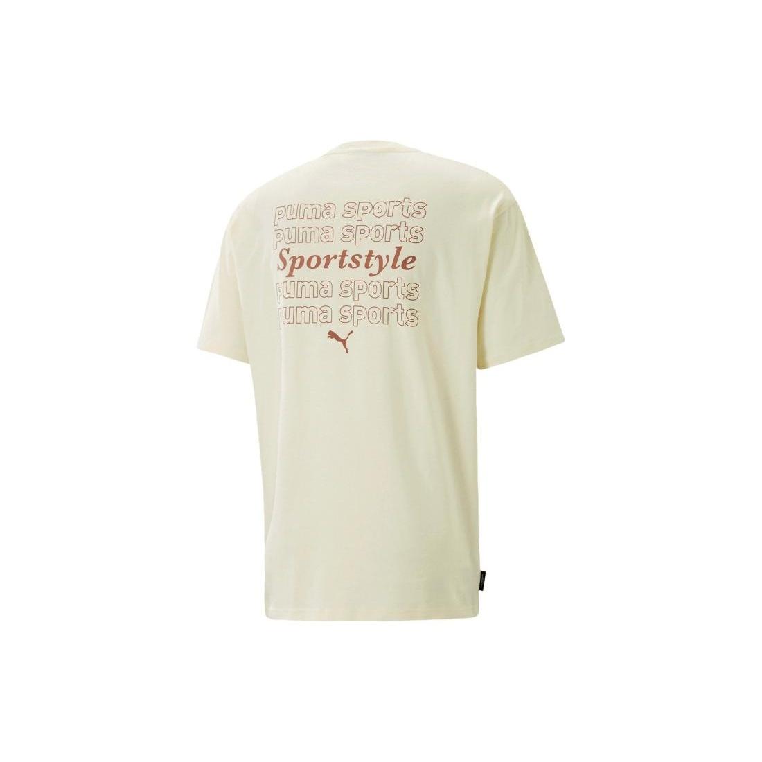PUMA Casual T-Shirt  White  Men s 622536-65 L