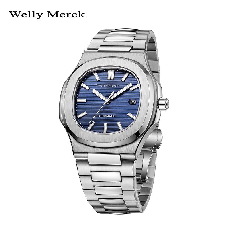WM Watch Men Watches Luxury Business Automatic Mechanical Men's Original Replica Brand Welly Merck Watches WM082