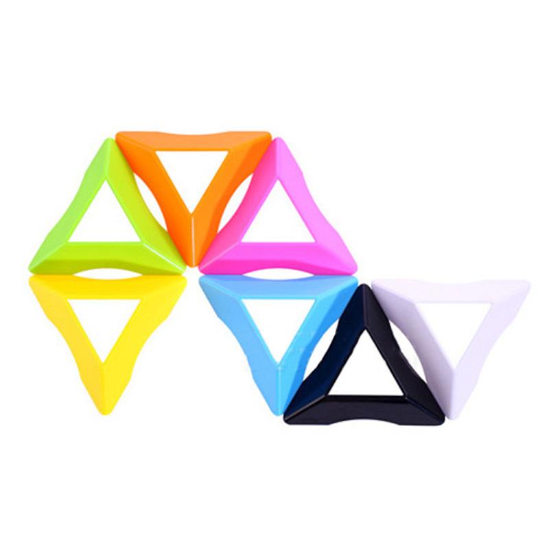 Magic  Cube  Base  Display  Stand Triangle Multicolour Cube Holder Frame Accessories Puzzle Cube