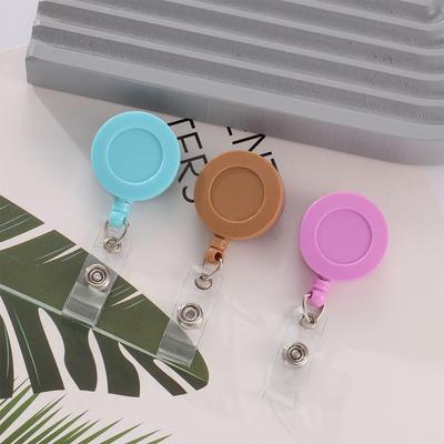 Supplies Badge Holder Nurse Doctor Retractable Badge Reel ID Name Card Badge Clip Pull Buckle