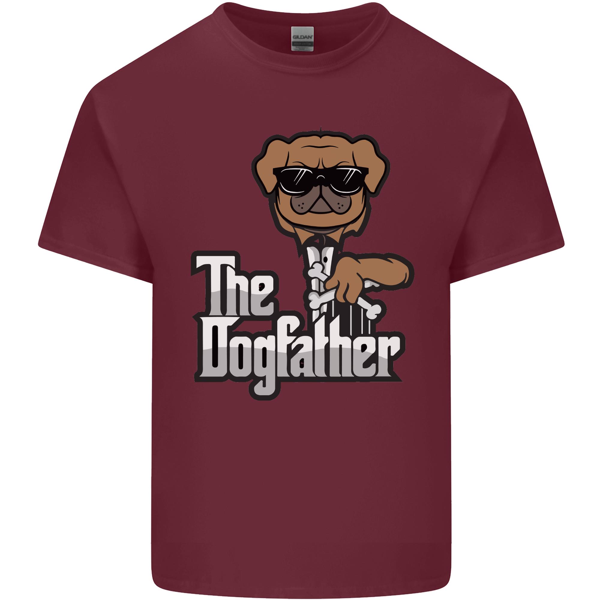 The Dog Father Funny Fathers Day Dad Daddy Unisexs Light Cotton TShirt S