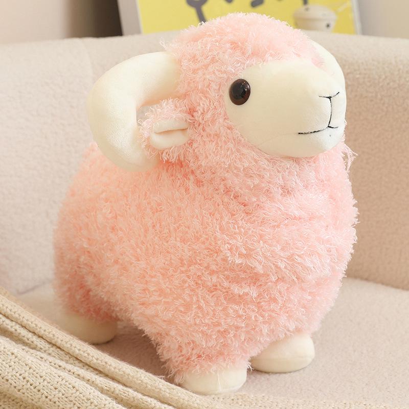 Cute Sheep Plush Toy - Children's Soothing Doll & Claw Machine Prize Gift