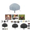 Durable 210d Oxford Fabric Waterproof Outdoor Fire Pit Cover For Dust Protection