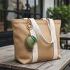 Practical Fashionable Key Holder Leather Fruit Keychain Creative Bag Charm Leather Texture for Students Professional