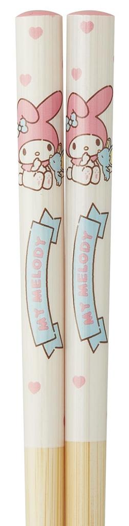 Skater Ceramic Bamboo Chopsticks My Bowl, Set, 600ml, 21cm, Sanrio, Melody, Friends, Girls, CHBWH1-A