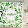 3D Shower Curtain Nordic Style Flowers Plant Leaves Printed  Waterproof Polyester Fabric Bath Curtains For Bathroom With Hooks