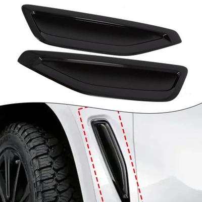 01 Front Left/Right Black Fender Trim For BMW For X5 For G05 M Sport 2017-2026 Fender Duct Trim Air Vent Cover