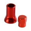 4 Sets Red Aluminum Alloy Universal Car Tire Wheel Stem Air Valve Hex Cap Sleeve Cover New