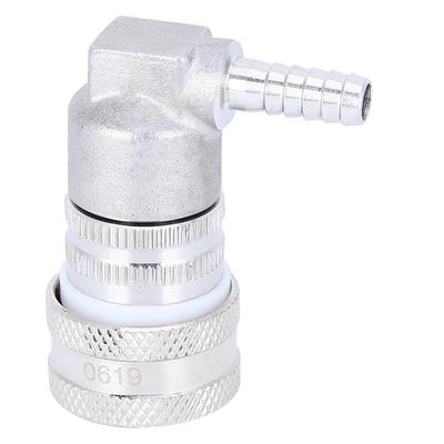 Raccord rapide à bille en acier inoxydable pour fût de bière artisanale, raccord gaz, distributeur