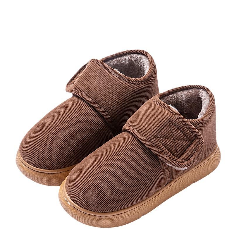 Men's Indoor/Outdoor Cotton Slippers - Autumn/Winter Non-Slip, Thick Bottom, Velvet-Warm 2025 Edition