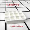 2Pcs 12/24 Grids Watercolor Paint Palette Mini Paint Pigment Box Travel Painting Tray  Outdoor