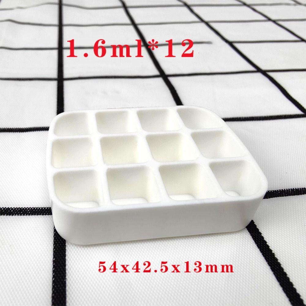 2Pcs 12/24 Grids Watercolor Paint Palette Mini Paint Pigment Box Travel Painting Tray  Outdoor
