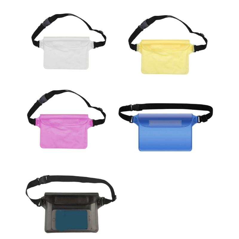 Large Capacity Rafting Waist Pack Underwater Phone Pouch Clear Waterproof Swimming Bag for Pool Beach And Outdoor
