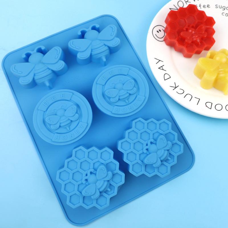 Handmade Soap Mold,Patterned Silicone Mold, Aromatherapy Plaster Mold,Cold Process Soap Mold,High-Temperature Resistant Food-Grade Silicone Cake Mold