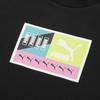Puma Casual Logo Print Crew Neck Sweatshirt Men Tops Black 535326-01
