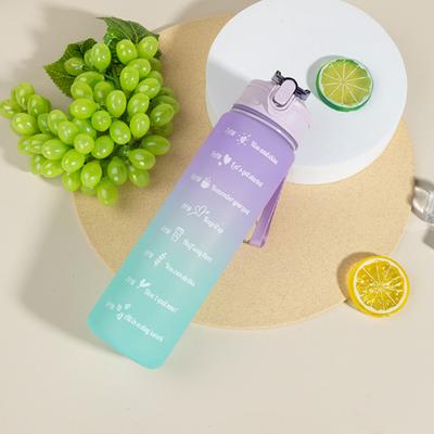 Bollitore per acqua sportiva, grande capacità, materiale PP, bottiglia per fitness ecologica, palestra, sport all'aria aperta