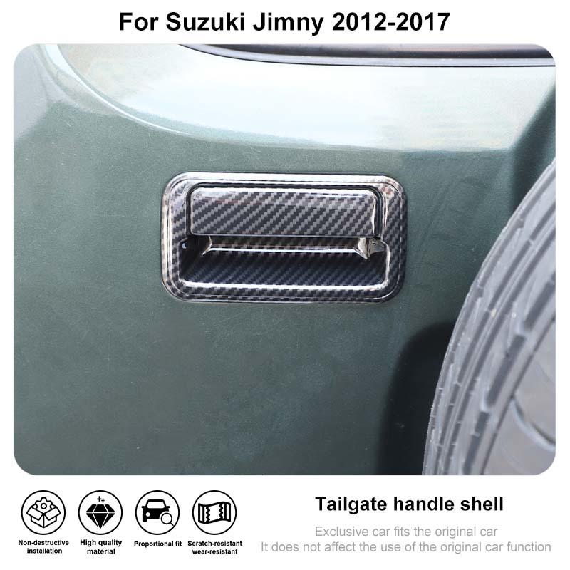  Tailgate Handle Shell Decoration Stickers For Suzuki Jimny 2012-2017 Car Interior Accessories