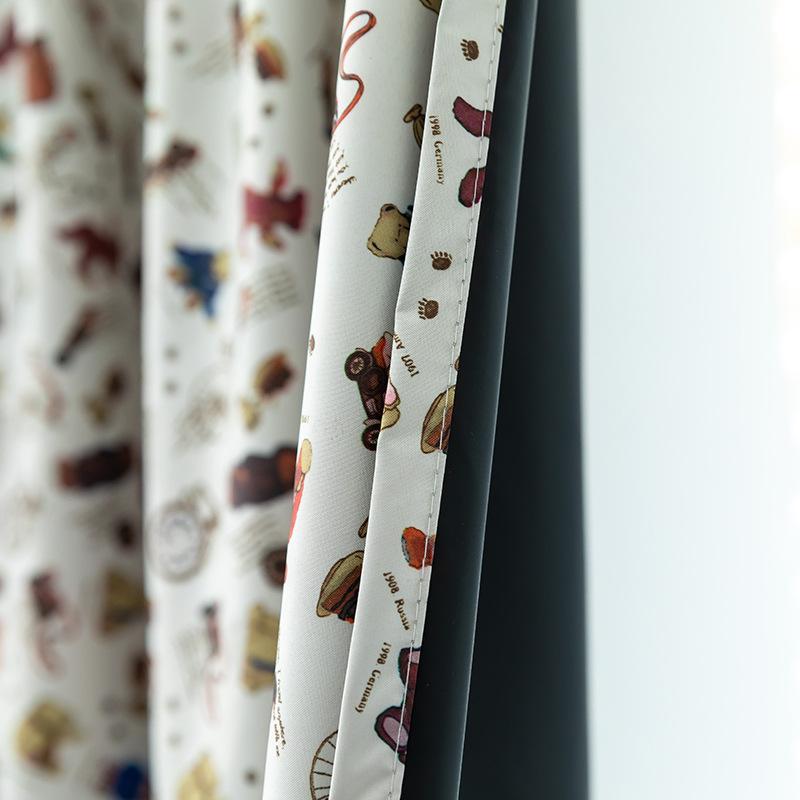 Outdoor Waterproof Blackout Curtains Balcony Blackout Curtains Waterproof And Oil-Proof Printed Curtains Finished Products