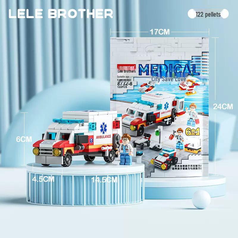 Compatible Lego Small Building Blocks: Educational Military Tank & Castle Set for Boys and Girls