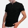 Fashion Personality Men's Cotton Linen Leisure Short Sleeve Shirt Top Blouse