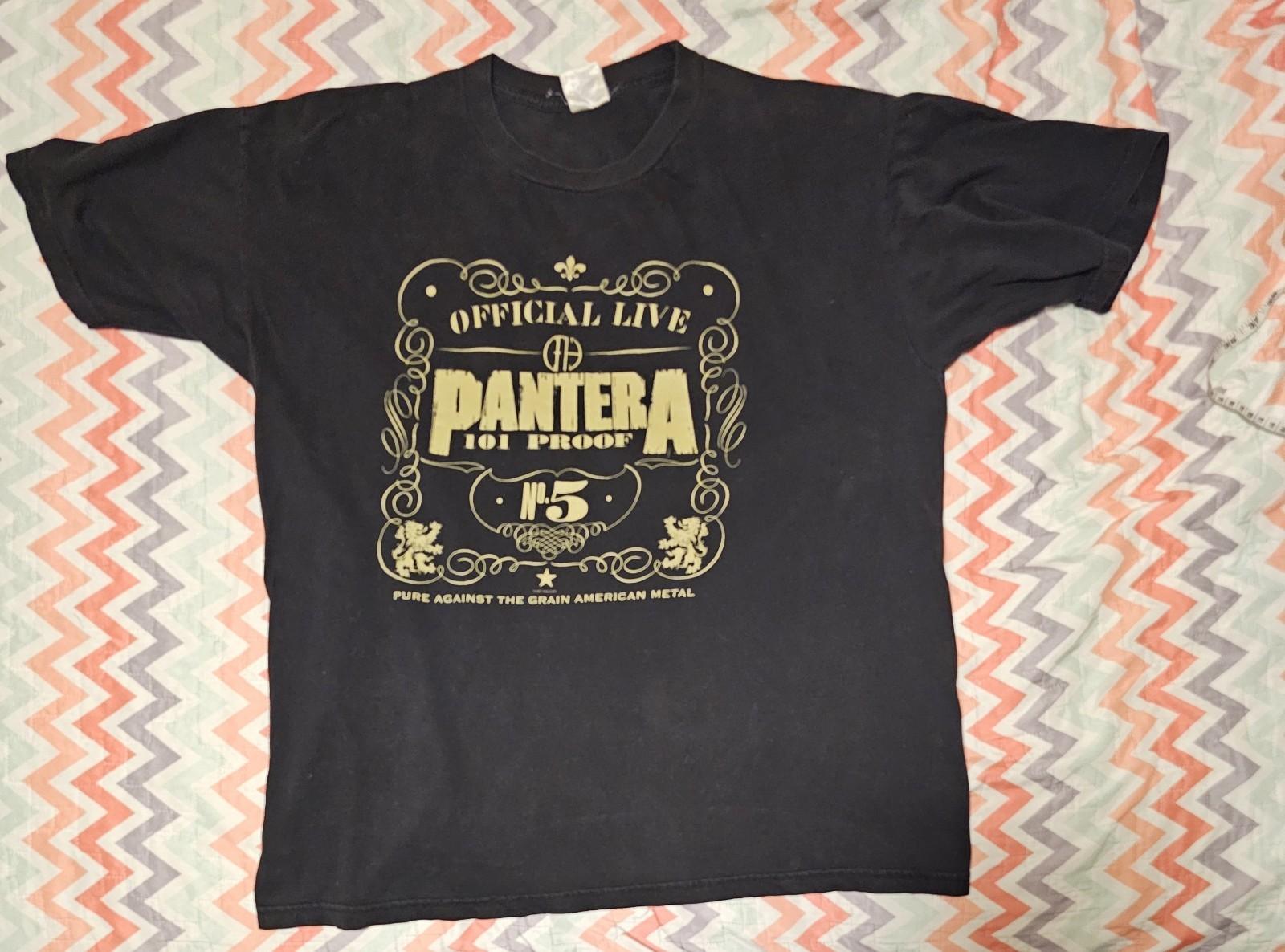 Vintage 1997 Pantera Official Live Tour 101 Proof T Shirt Size XL Unisex T-Shirt S