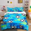 Soccer Balls, Abstract Splashes. Bedding Sets Duvet Cover Sets Duvet Covers Pillowcases(1 * Duvet Cover 2 * Pillowcases, Without Duvet Insert)