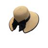 Bow Straw Hat Women'S Summer Travel Beach Sun Protection Sun Hat Outdoor Casual Versatile Straw Sun Hat