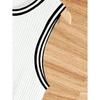Canottiera Estiva a Maglia a Righe Verticali Vestibilità Fitness da Uomo Canottiera I-Shaped Color Block