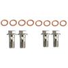 4X Stainless M10 X 1.25 Banjo Bolts Brake Master Cylinder Screw Brake Hose Caliper Bolt Hydraulic Clutch Screw