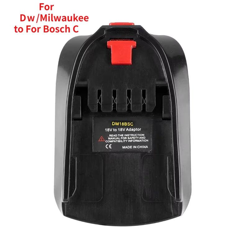 Adapter Converter For Dewalt For Makita/Bosch/Milwaukee 18V Li-ion Battery to For Bosch C 14.4v 18v Battery Electric Drill Tool