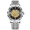 BINBOND Luminous Waterproof Automatic Tourbillon Men's Watch Reloj Skeleton Authentic Mechanical Wristwatches For Men Luxury