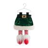 Christmas Leg Tree Decoration, Christmas Tree Decoration Plush Leg Sticky Christmas Tree Top Decoration, Christmas Decoration Party Home Decoration