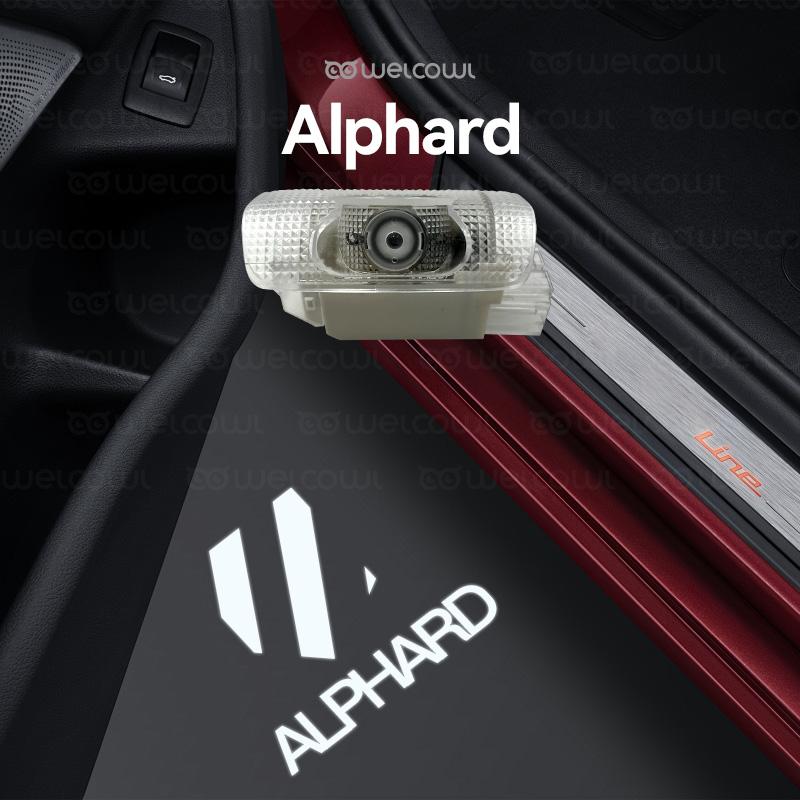 

Welcome Door Light For Toyota Alphard Vellfire 2011–2024 New upgrade 2024 Currency Car Icon HD Lamp LED Projector Ghost Shadow 2pcs