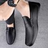 Herren Slipper Leder Luxus Slip-on Hochzeitsfeier Kleiderschuhe für Herren Bequeme Büro Casual Slipper Herren Mokassins