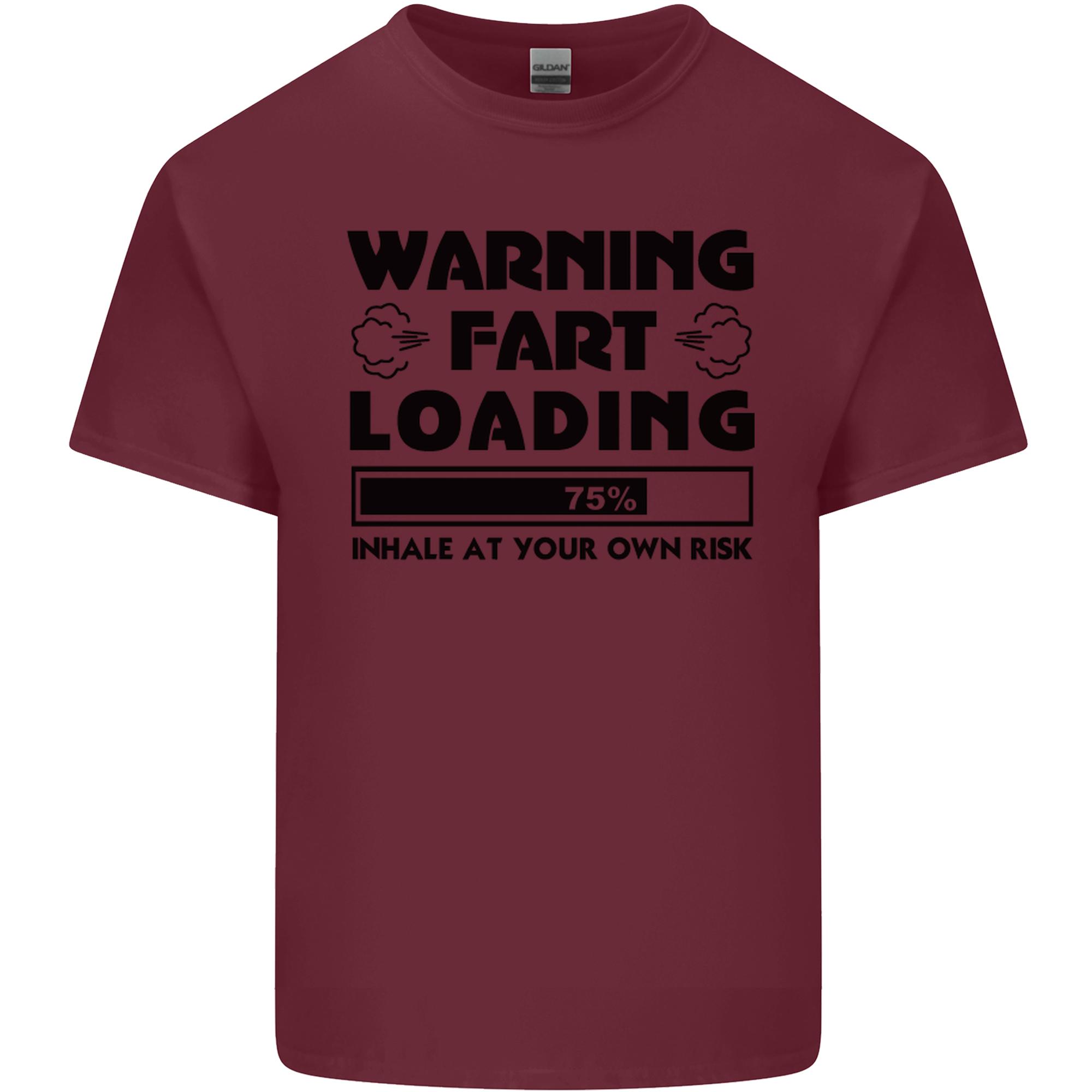 Warning Fart Loading Funny Farting Rude Unisexs Light Cotton TShirt S