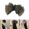 Hot Girls Hair Claw Lovely Barrettes with Layered Bowknot Shape Summer Hair Claw Cute Hair Holder for Camping Travel