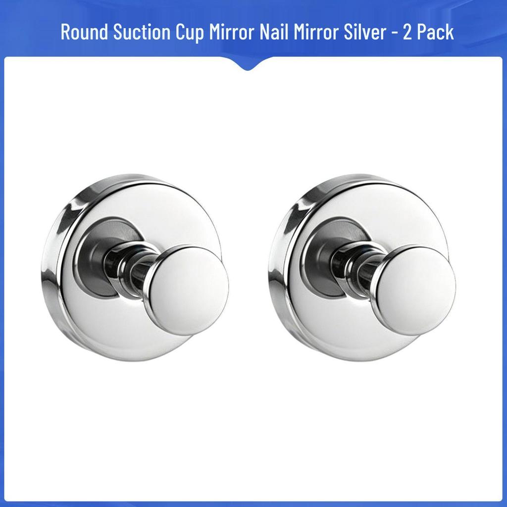 Stainless Steel No-Drill Suction Cup Hook for Kitchen & Bathroom