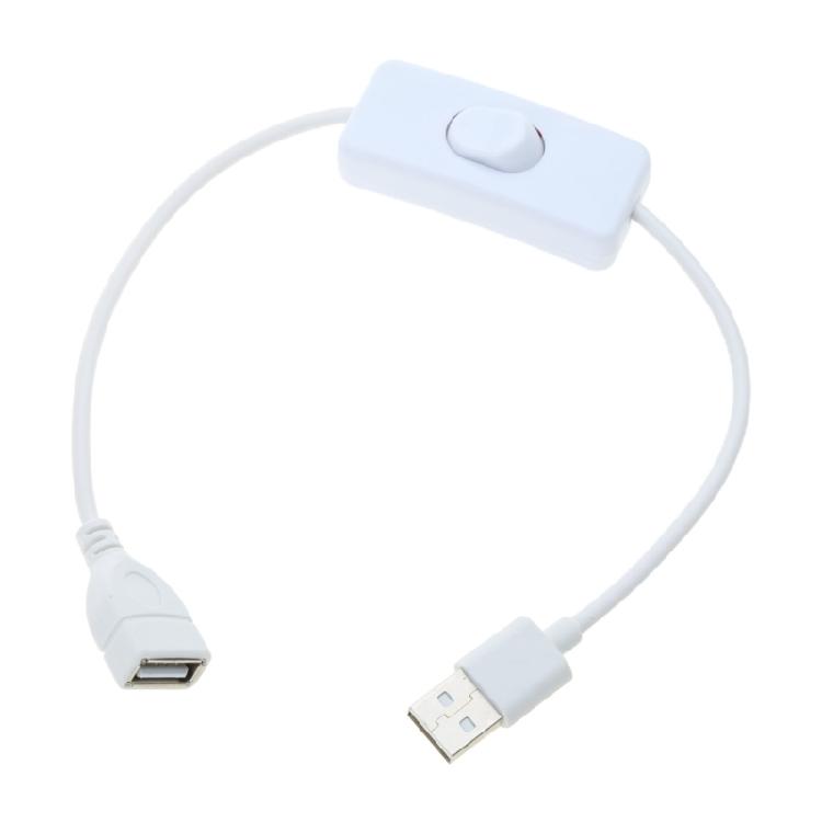 USB Cable with ON/OFF Switch Cord for USB Lamp USB Fan Power Supply Extension