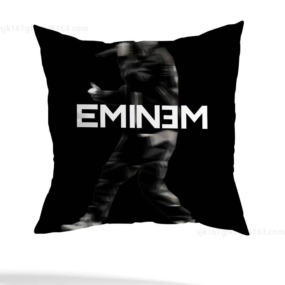 E-Eminem Music Pillow Case Pillow Case Living Room Sofa Cushion Cover Suitable For Home Bedroom Room Decoration