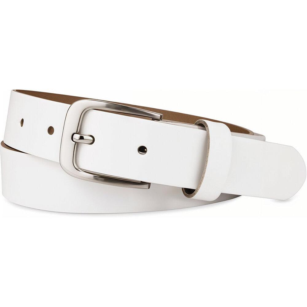 

Шкіряний ремінь Genue для жінок NEEDIVYOU, білого кольору, ЗРОБЛЕНО В НІМЕЧЧИНІ 125cm