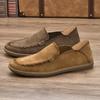 Genuine Leather Men Shoes Casual Italian Mens Loafers Moccasins Luxury Brand Formal Slip on Male Boat Shoes Zapatos De Hombre